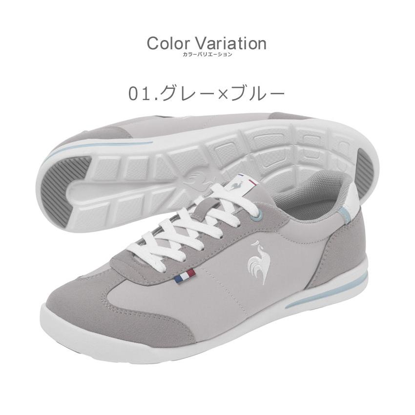 ルコックスポルティフ スニーカー レディース LCS フルール LE COQ SPORTIF LU6SSN13LZ グレー ネイビー 紺 春 夏 秋 冬 靴 軽量 | le coq sportif | 01