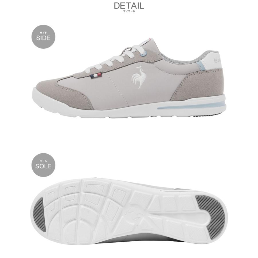 ルコックスポルティフ スニーカー レディース LCS フルール LE COQ SPORTIF LU6SSN13LZ グレー ネイビー 紺 春 夏 秋 冬 靴 軽量 | le coq sportif | 03