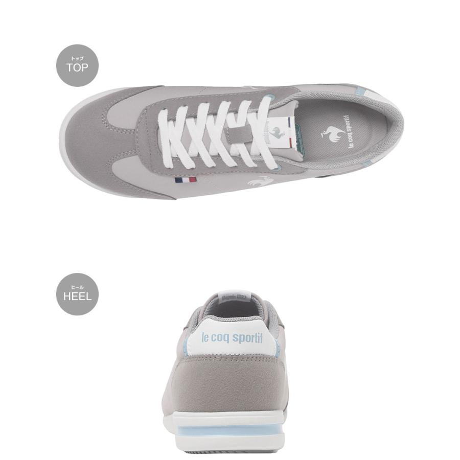 ルコックスポルティフ スニーカー レディース LCS フルール LE COQ SPORTIF LU6SSN13LZ グレー ネイビー 紺 春 夏 秋 冬 靴 軽量 | le coq sportif | 04