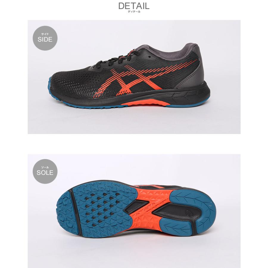 asics ネイビー レフェリーシューズ 美品 ASICS アシックス ランニングシューズ キッズ ジュニア レーザー