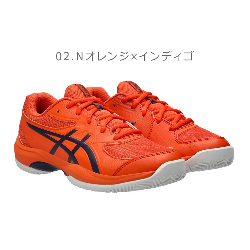 美品　asics テニスシューズ　オムニクレー　オレンジ　26cm ASICS（アシックス） テニスシューズ オムニ クレー メンズ コート