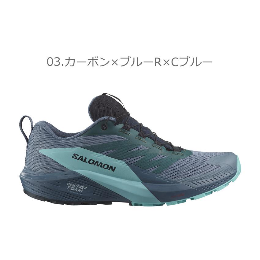 サロモン ランニングシューズ メンズ SENSE RIDE 5 GORE-TEX SALOMON L47216300 L47147200 L47147400 L47312800 ブラック 黒 赤｜z-craft｜08