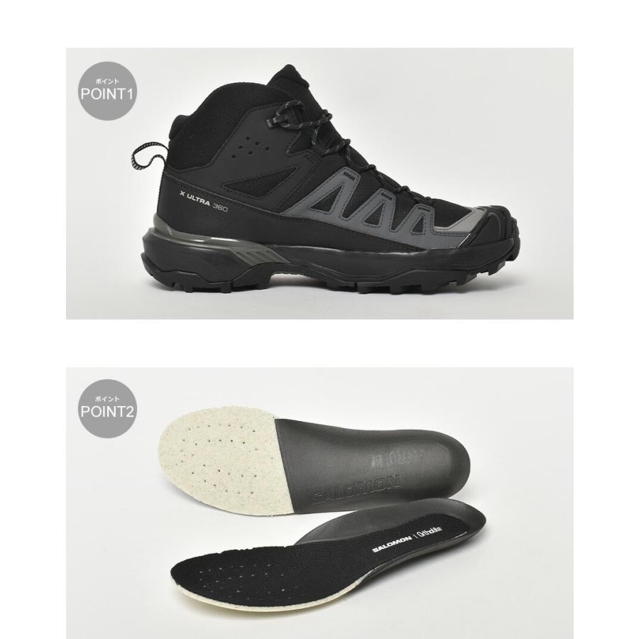SALOMON サロモン ハイキングシューズ メンズ X ULTRA 360 MID SALOMON サロモン ハイキングシューズ メンズ X ULTRA 360 MID