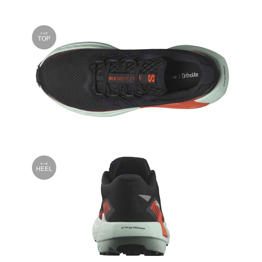 Salomon ランニングシューズ バーガンディ SALOMON（サロモン） ランニングシューズ レディース DRX DEFY GRVL