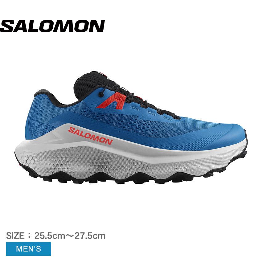 【nashichan 】SALOMON トレイルランニング スニーカー 青 SALOMON（サロモン） トレイルランニングシューズ メンズ ULTRA GLIDE