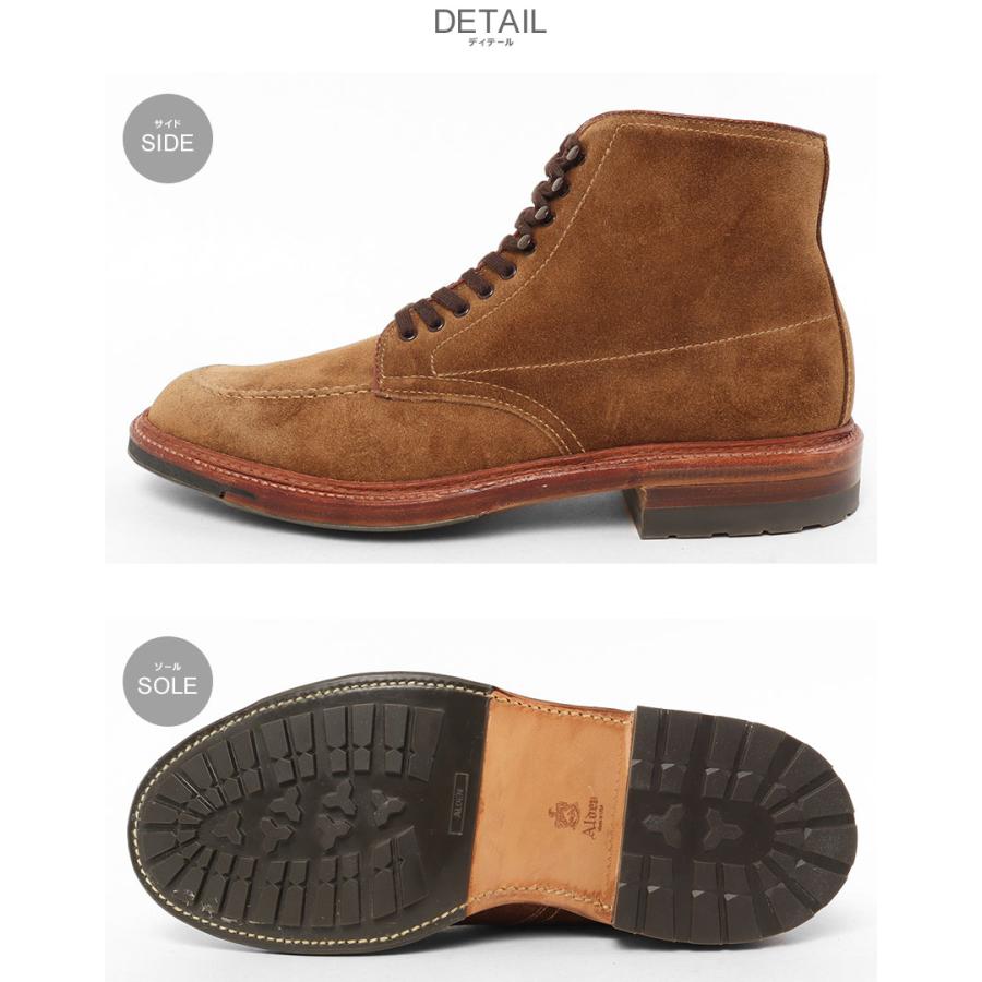 オールデン　スエード ブラウンブーツ 9 ALDEN（オールデン） ブーツ メンズ MOCC TOE BOOT ALDEN 4011HC