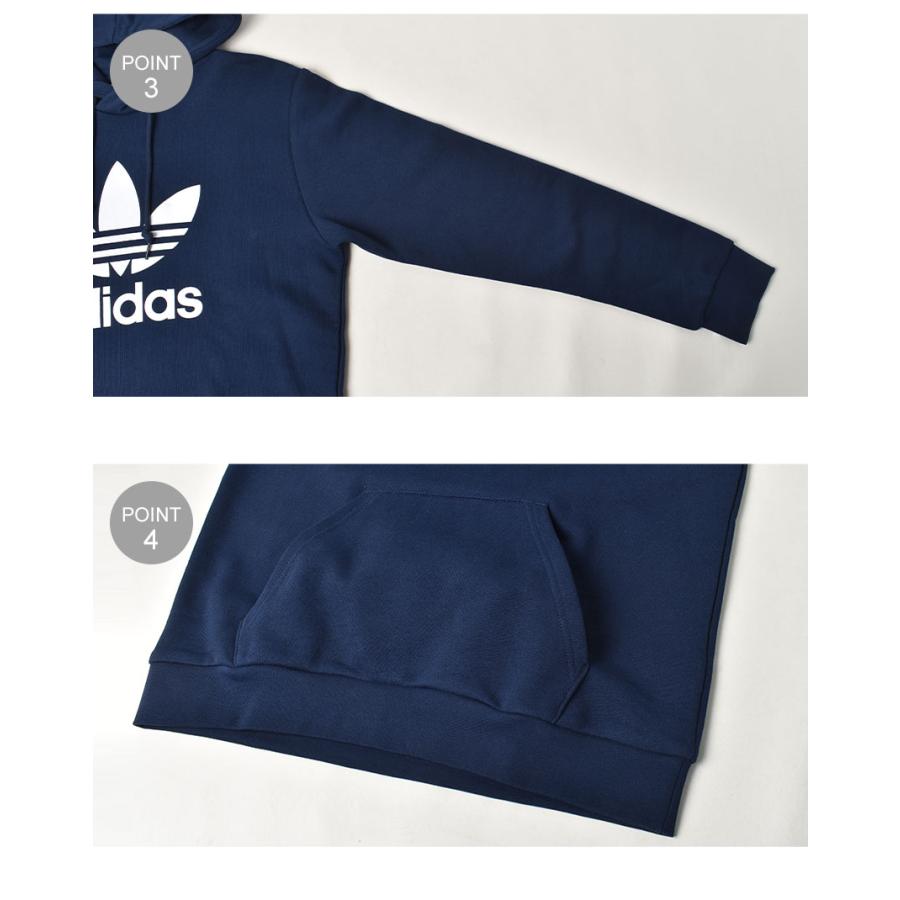 adidas アディダス プルオーバーパーカー トレフォイルロ ゴ 海外限定 adidas/アディダス TREFOIL HOODIE/トレフォイル フーディー