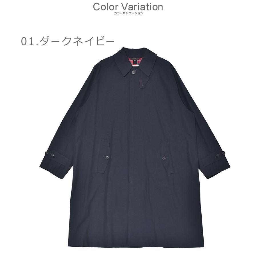 バラクータ コート メンズ G12 BARACUTA CLOTH BARACUTA BRCPS0885 ネイビー 紺 ウェア コート ステンカラー 羽織 上着 ポケットの画像