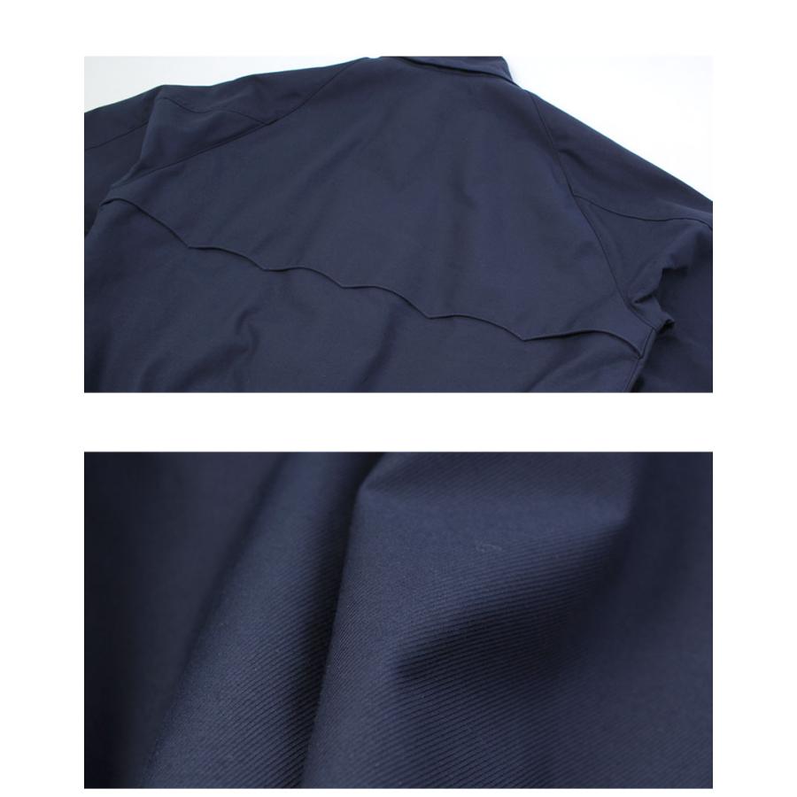 バラクータ ブルゾン メンズ FRASER 3L G9 HOOD BARACUTA BRCPS1061 ネイビー 紺 ベージュ アウター ジャケット 上着 防寒 長袖の画像