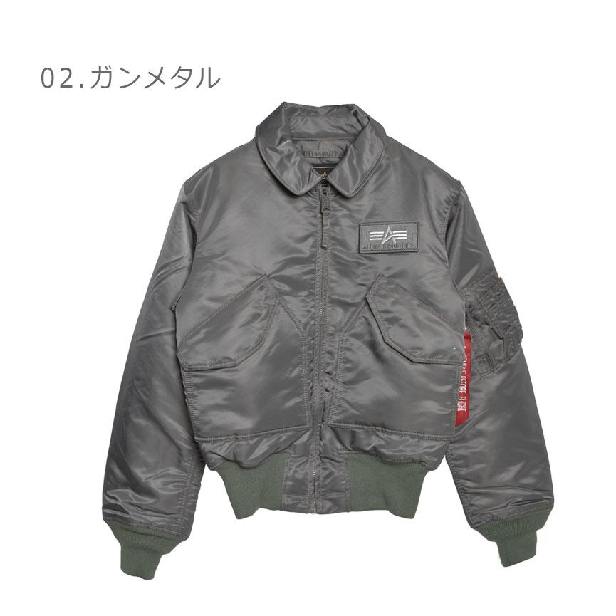 送料無料 アルファ インダストリーズ アウター メンズ CWU 45/P フライトジャケット ALPHA INDUSTRIES MJC22000C1 黒 グレー 青｜z-craft｜07