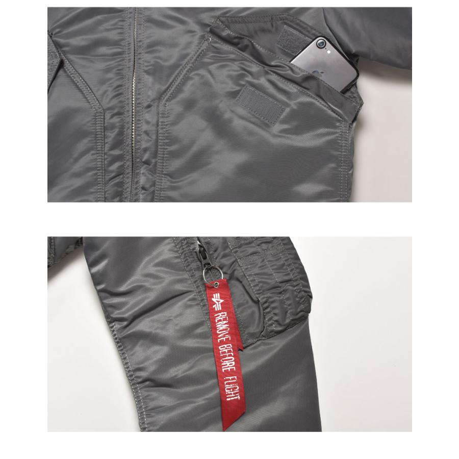 送料無料 アルファ インダストリーズ アウター メンズ CWU 45/P フライトジャケット ALPHA INDUSTRIES MJC22000C1 黒 グレー 青｜z-craft｜12