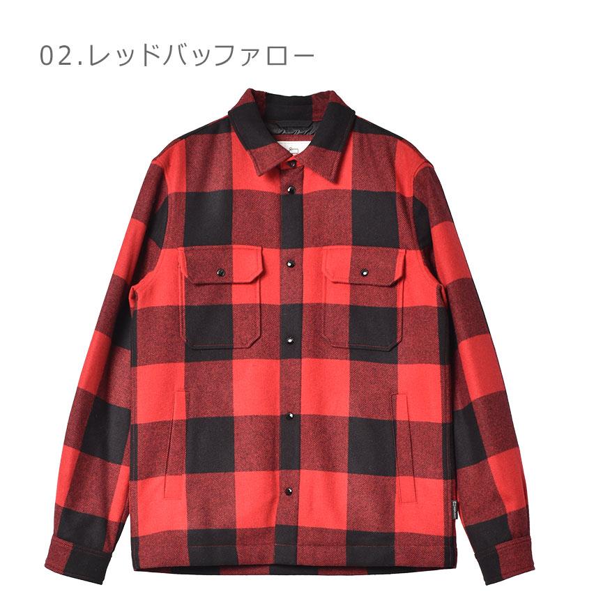 ウールリッチ 長袖シャツ メンズ アラスカンウールチェックオーバーシャツ WOOLRICH WOOS0067 ブルー 青 グリーン 緑 ウェア 赤