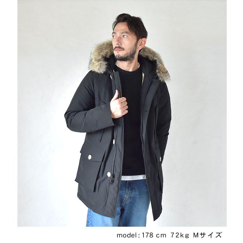 ウールリッチ ダウンジャケット メンズ アークティックデタッチャブルファーパーカー WOOLRICH WOOU0482 ブラック 黒 グリーン 在庫処分｜z-craft｜04