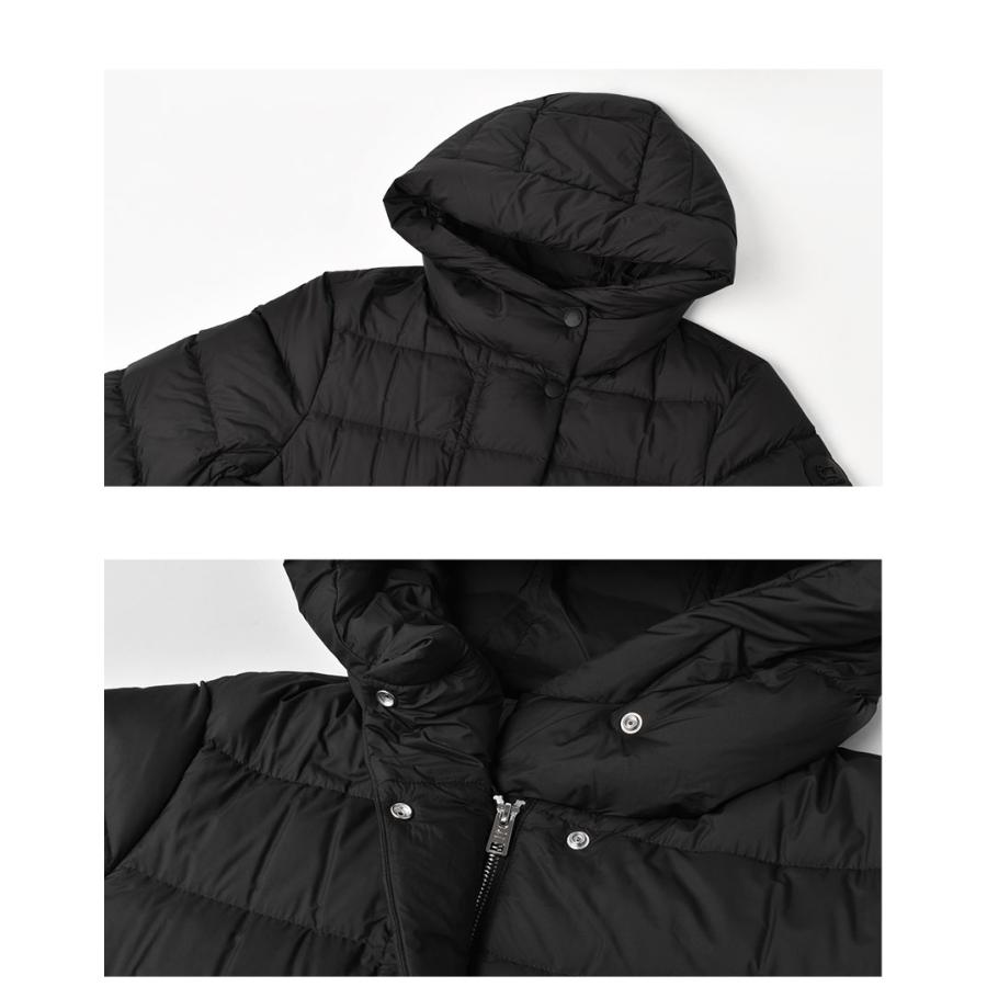 ウールリッチ ダウンジャケット レディース ELLIS LIGHT DOWN HOODED PARKA WOOLRICH WWOU0909  ブラック 黒 アウター 上着 ダウンの画像