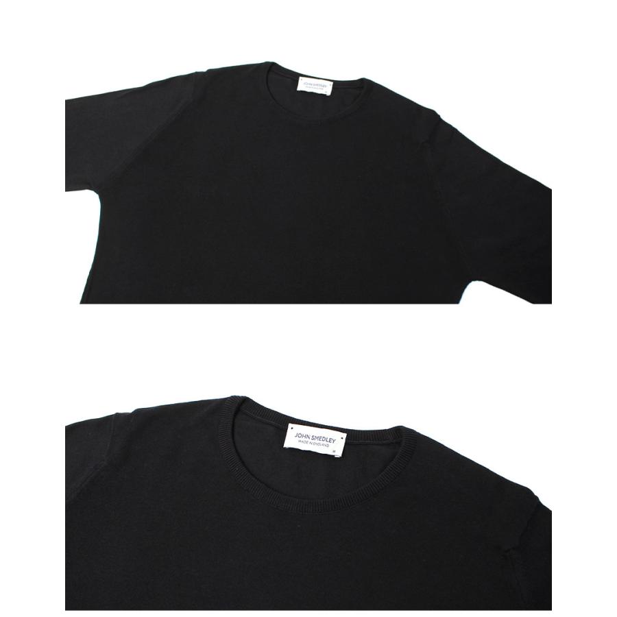 ジョンスメドレー セーター メンズ HATFIELD JOHN SMEDLEY ブラック 黒 ホワイト 白 トップス ウェア ニット カットソー 長袖 緑 | JOHN SMEDLEY | 21