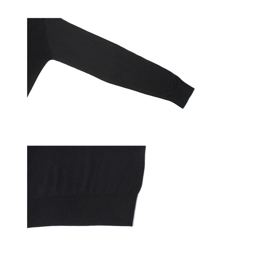 ジョンスメドレー セーター メンズ HATFIELD JOHN SMEDLEY ブラック 黒 ホワイト 白 トップス ウェア ニット カットソー 長袖 緑 | JOHN SMEDLEY | 22