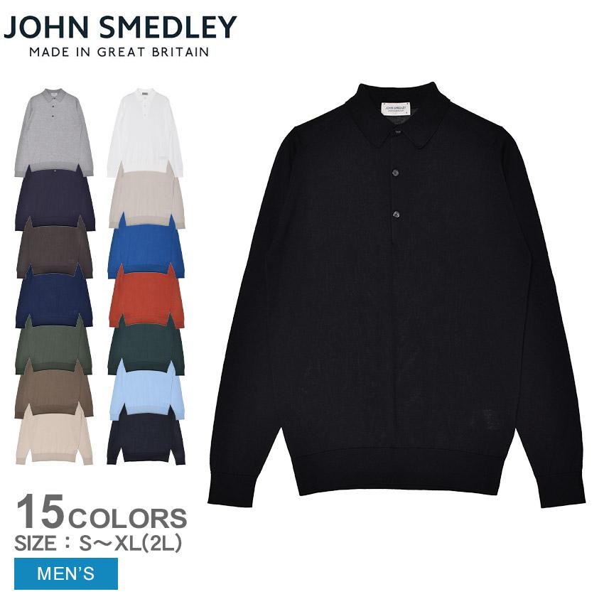 極美品 ジョンスメドレー 長袖 ニットポロシャツ FINCHLEY ブラック JOHN SMEDLEY｜ジョンスメドレー日本公式