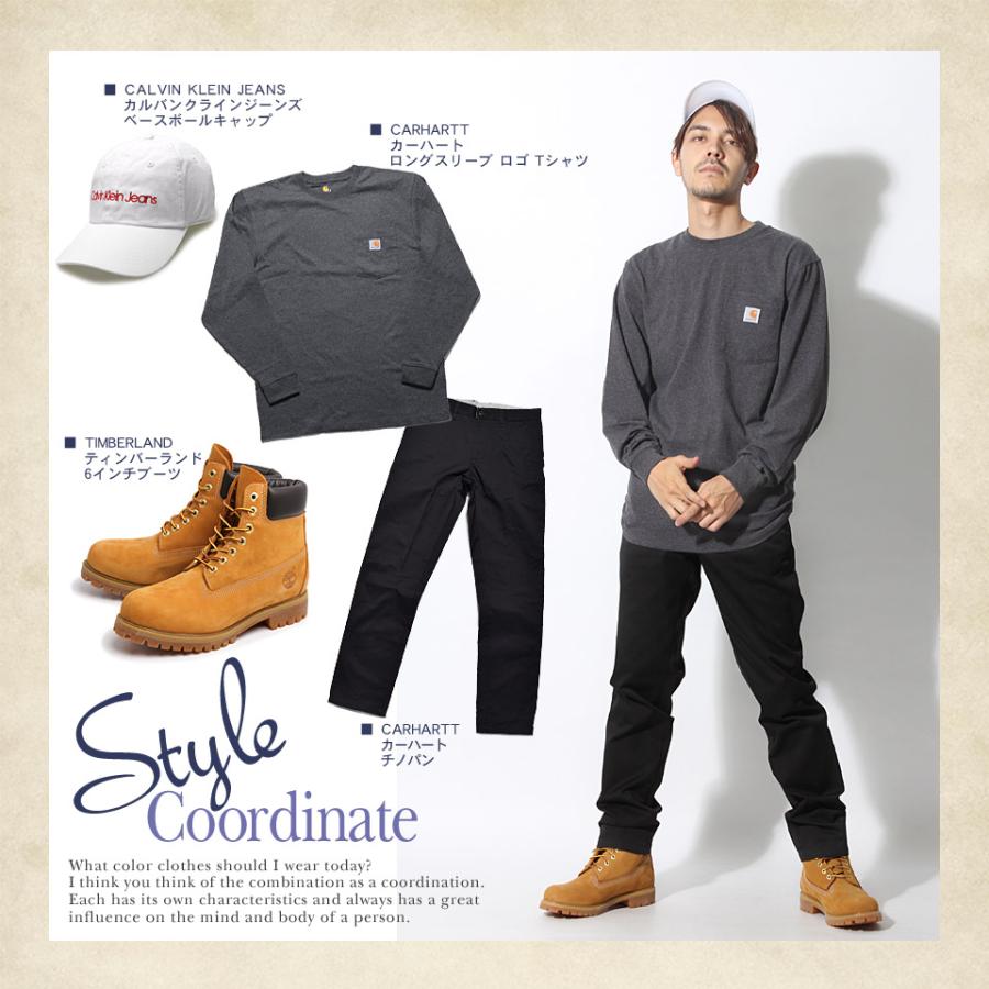 CARHARTT カーハート Tシャツ ワークウェア ポケット ロングスリーブ ロゴTシャツ RN14806  K126 | Carhartt | 14