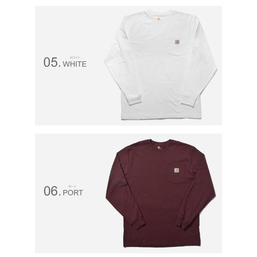 CARHARTT カーハート Tシャツ ワークウェア ポケット ロングスリーブ ロゴTシャツ RN14806  K126 | Carhartt | 04