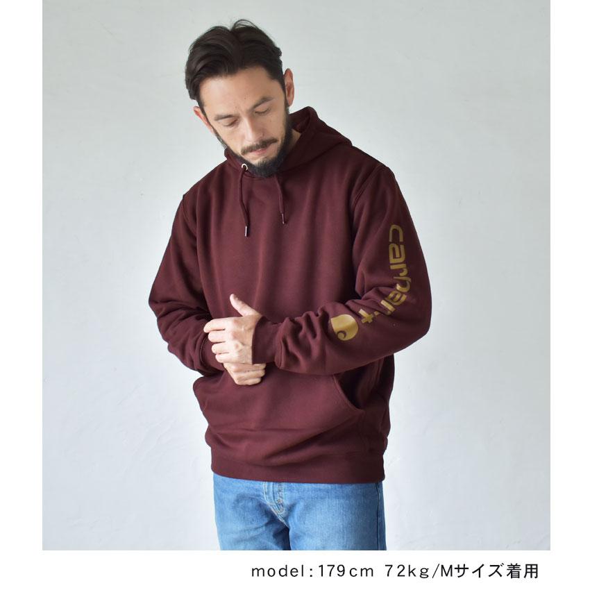 Carhartt ルーズフィットフーディ Mサイズ ブラウン Carhartt（カーハート） パーカー メンズ ルーズフィット グラフィック