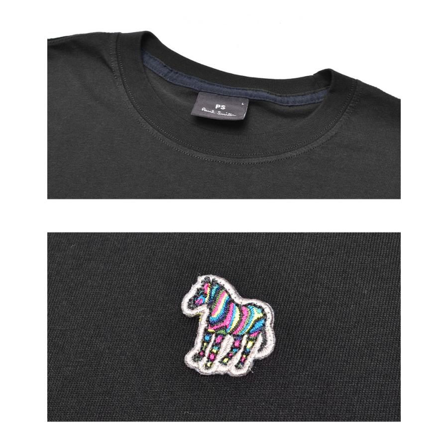 ポール スミス 半袖Tシャツ メンズ REG FIT SS TSHIRT ZEBRA PAUL SMITH M2R-011R-AZEBRA ブラック 黒 グレー ネイビー ホワイト | Paul Smith | 06