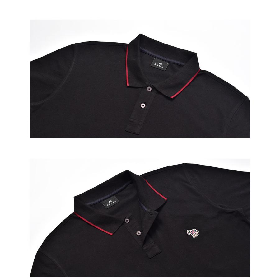 送料無料 ポール スミス 半袖ポロシャツ メンズ REG FIT POLO ZEB BADGE PAUL SMITH M2R-151LZ-K21580 ブラック 黒 ホワイト 白 ウエア 青 父の日｜z-craft｜11