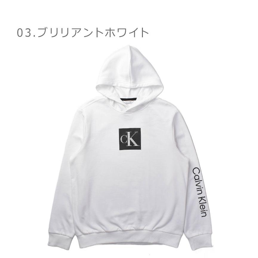 送料無料 カルバンクラインジーンズ パーカー メンズ LS TRAVELING モノグラムロゴ P/O プルオーバー CALVIN KLEIN JEANS 40IC449 白｜z-craft｜07