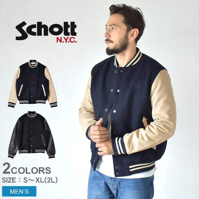 Schott N.Y.C 送料無料 ショット ジャケット スタジャン メンズ Schott N.Y.C 送料無料 ショット ジャケット スタジャン メンズ