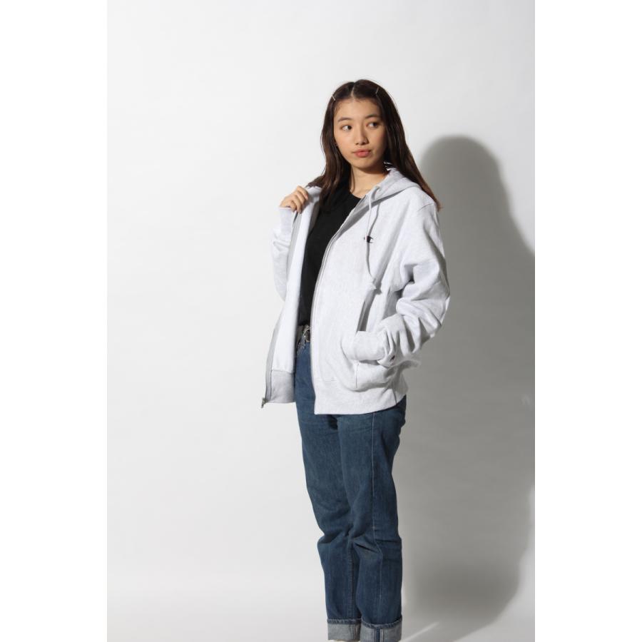 チャンピオン パーカー メンズ レディース リバース ウィーブ フルジップ フーディー 12oz CHAMPION GF-69 黒 | Champion | 09