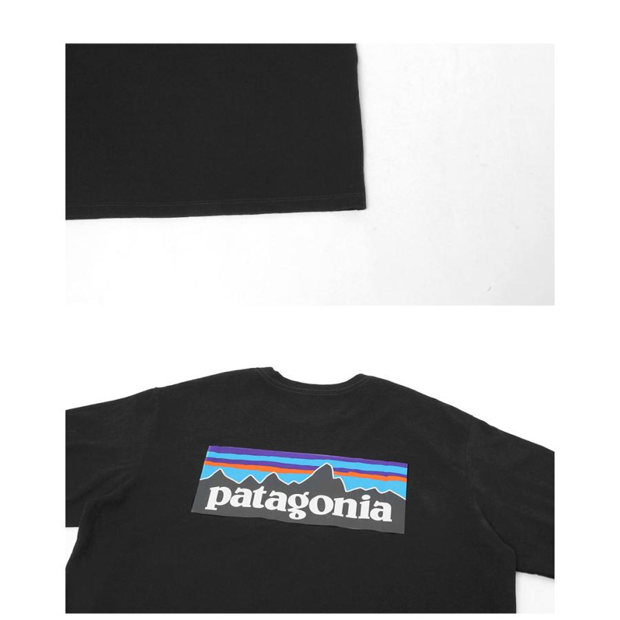 パタゴニア 長袖Tシャツ メンズ ロングスリーブ・P-6ロゴ・レスポンシビリティー PATAGONIA 38518 ブラック 黒 ホワイト 白 長袖 爆買 | patagonia | 12