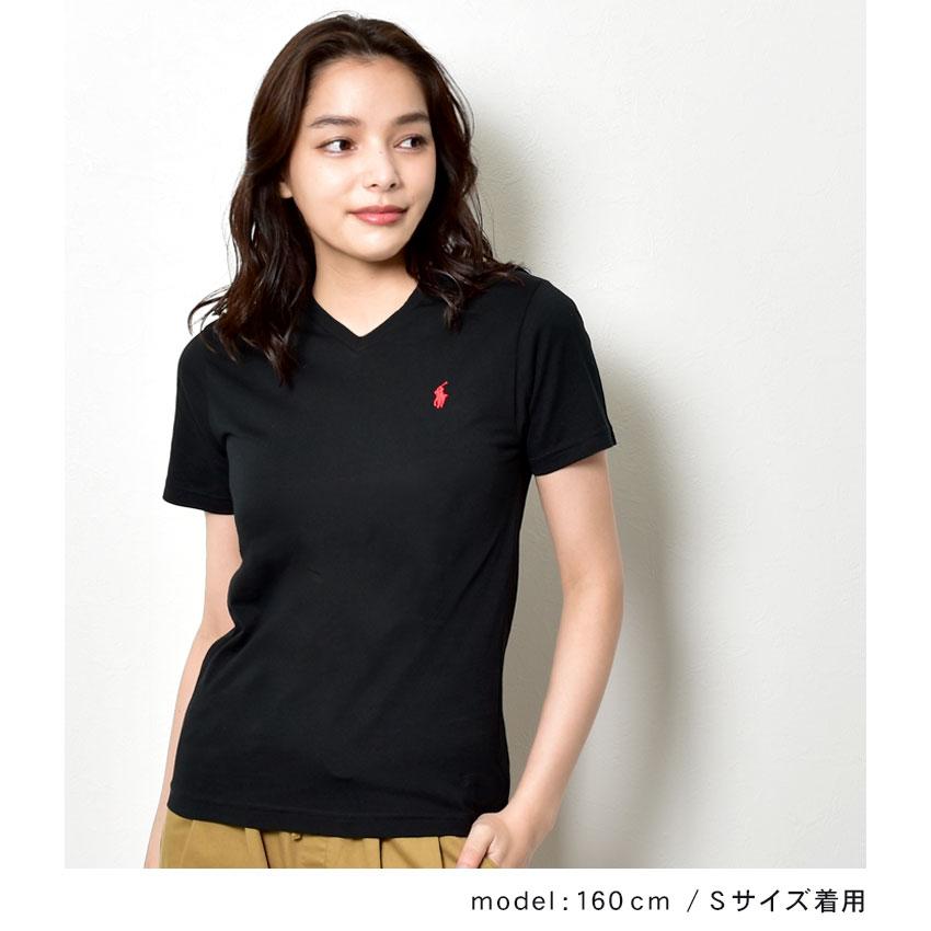 ポロ ラルフローレン 半袖Tシャツ メンズ レディース ワンポイント Vネック 半袖Tシャツ POLO RALPH LAUREN ブラック 黒 白 紺 父の日｜z-craft｜09