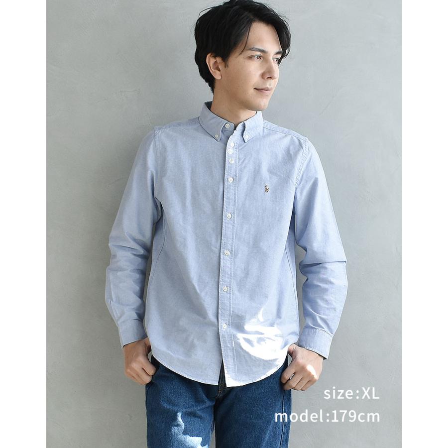 ポロラルフローレン ポロシャツ Mサイズ ブルー メンズ ウォッシュ加工 正規品 POLO RALPH LAUREN（ポロ・ラルフローレン） 【並行輸入品】ラルフ