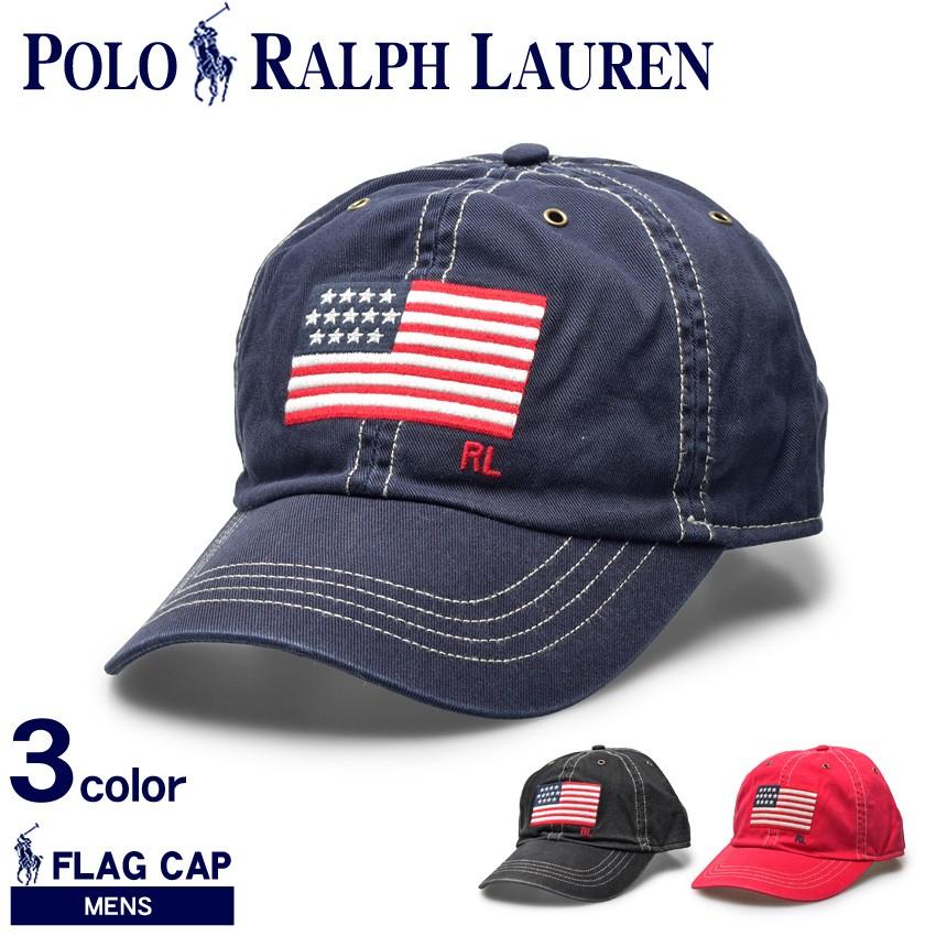 送料無料 POLO RALPH LAUREN ポロ ラルフローレン キャップ フラッグ キャップ メンズ レディース 帽子｜z-craft