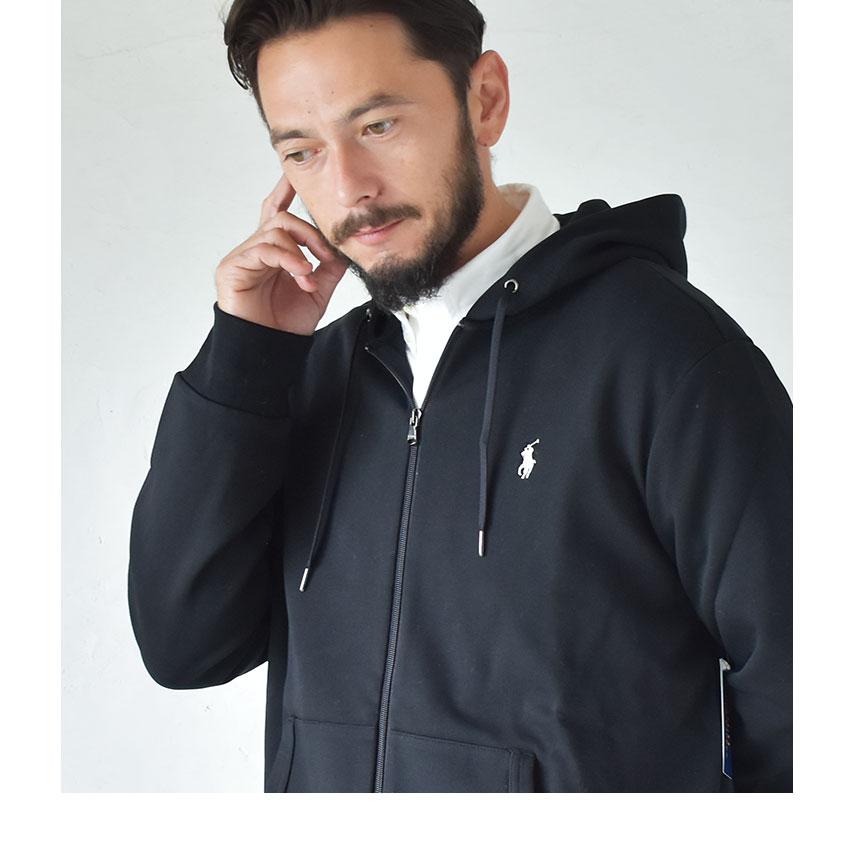 送料無料 ポロ ラルフローレン パーカー メンズ ワンポイント フルジップ フードパーカー POLO RALPH LAUREN 710652313 黒 紺｜z-craft｜06