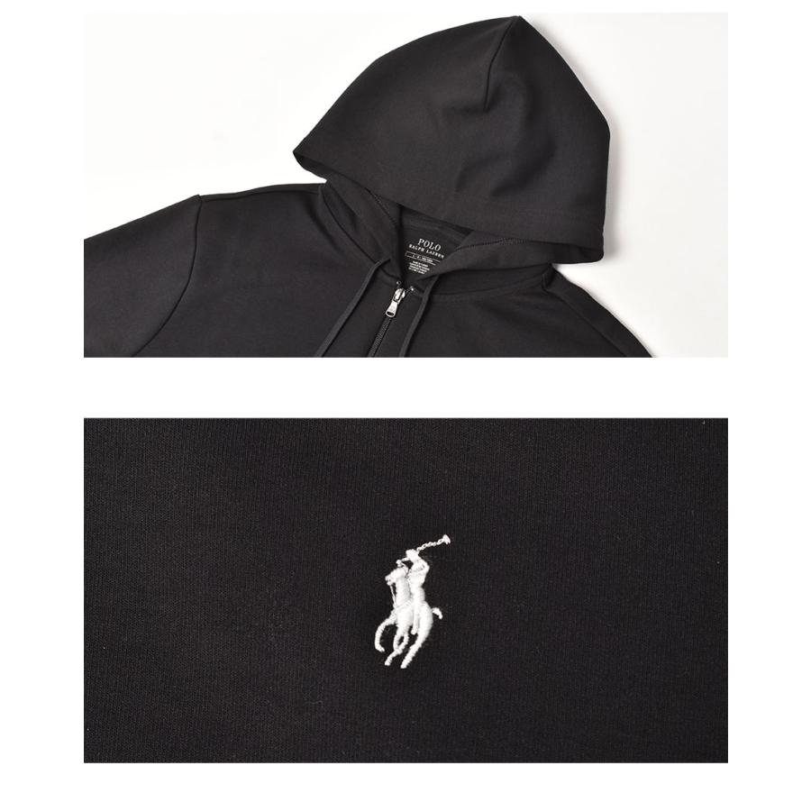 送料無料 ポロ ラルフローレン パーカー メンズ ワンポイント フルジップ フードパーカー POLO RALPH LAUREN 710652313 黒 紺｜z-craft｜11