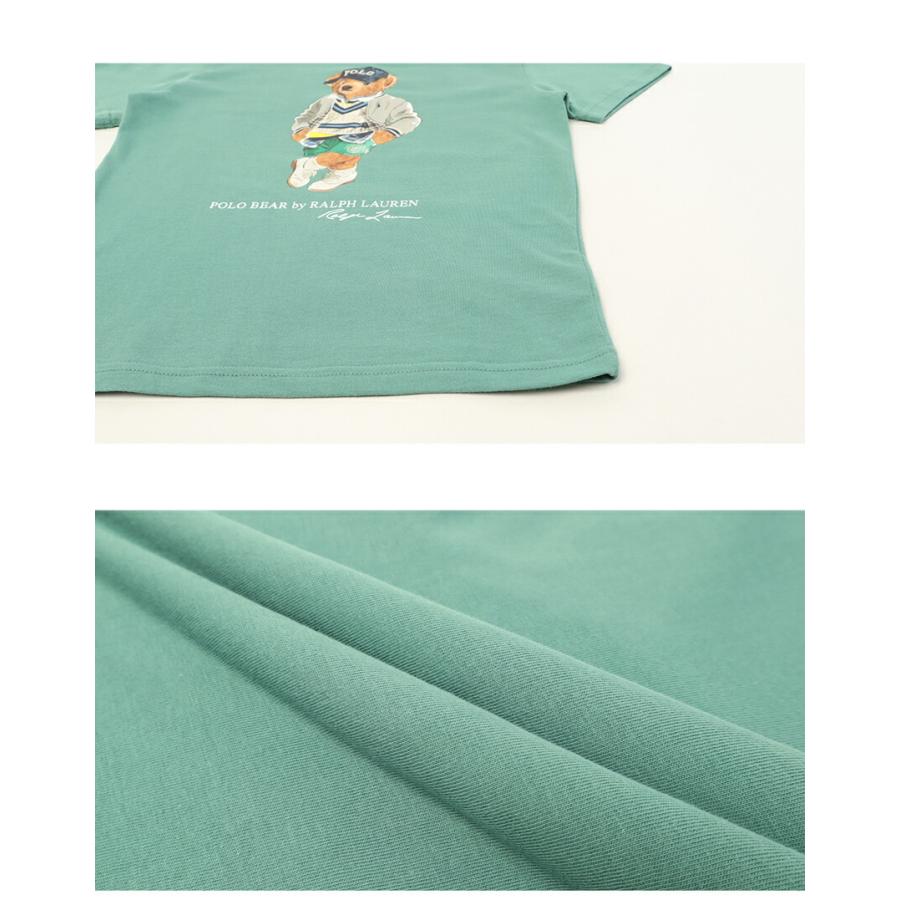ポロ ラルフローレン 半袖Tシャツ キッズ コットン ジャージー ベア グラ ストリート Tシャツ POLO RALPH LAUREN 322973121 セールの画像