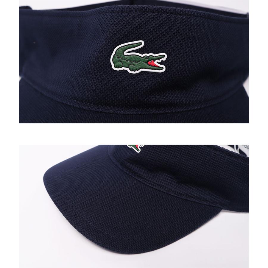 LACOSTE（ラコステ） 帽子 メンズ バックストラップ バイザー LACOSTE