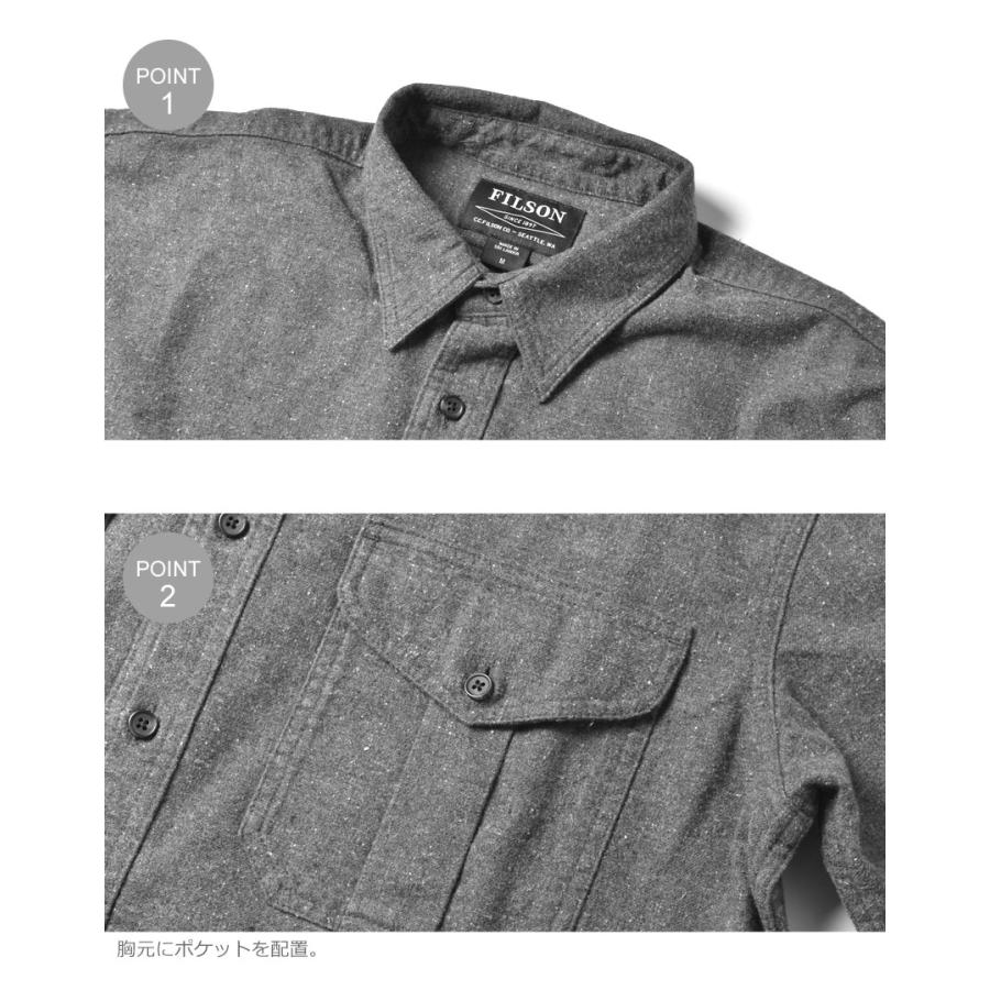 FILSON（フィルソン） 長袖シャツ メンズ アラスカンガイドシャツ