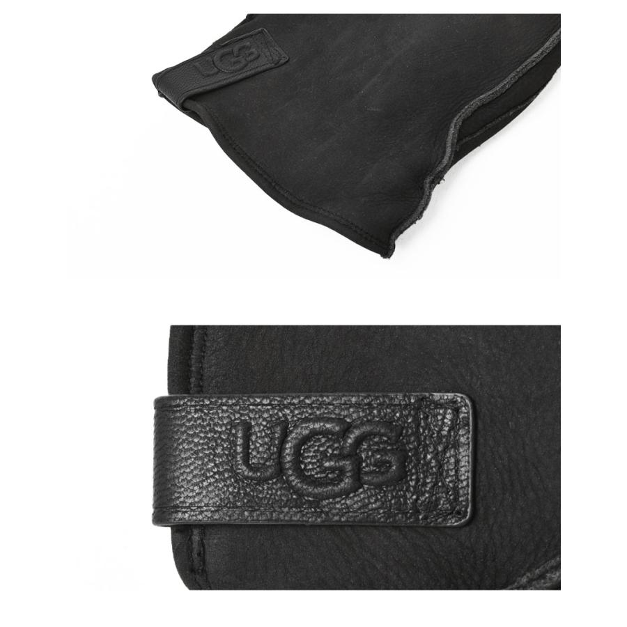 UGG SALE 送料無料 アグ 手袋 メンズ レザー クラムシェル ロゴ UGG SALE 送料無料 アグ 手袋 メンズ レザー クラムシェル ロゴ