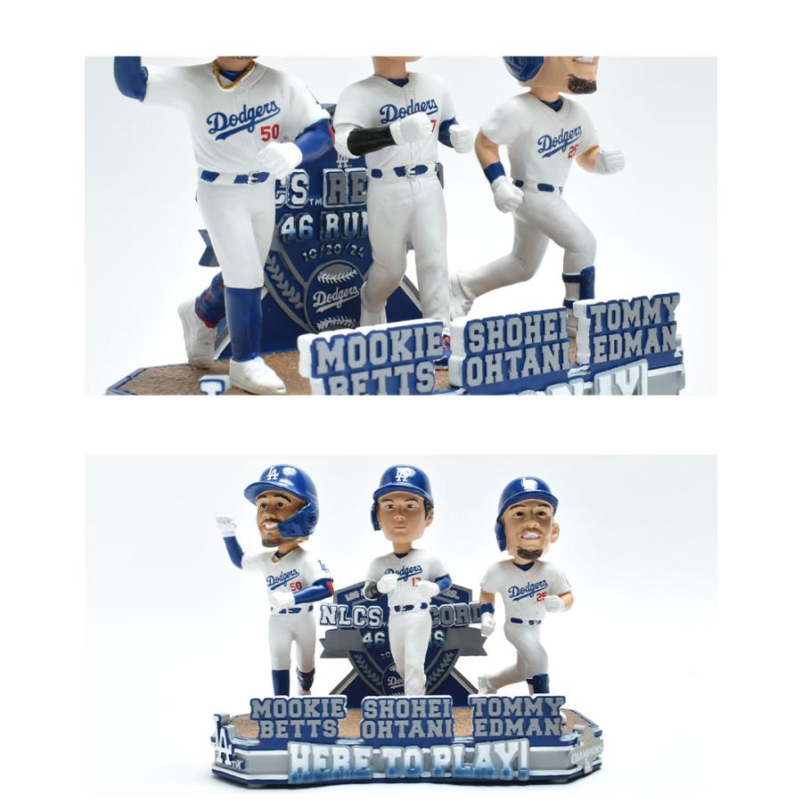メジャーリーグベースボール ボブルヘッド Los Angeles Dodgers Most Runs in NLCS History Mini Bobblehead Scene MAJOR LEAGUE 爆買