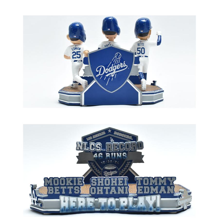 メジャーリーグベースボール ボブルヘッド Los Angeles Dodgers Most Runs in NLCS History Mini Bobblehead Scene MAJOR LEAGUE 爆買