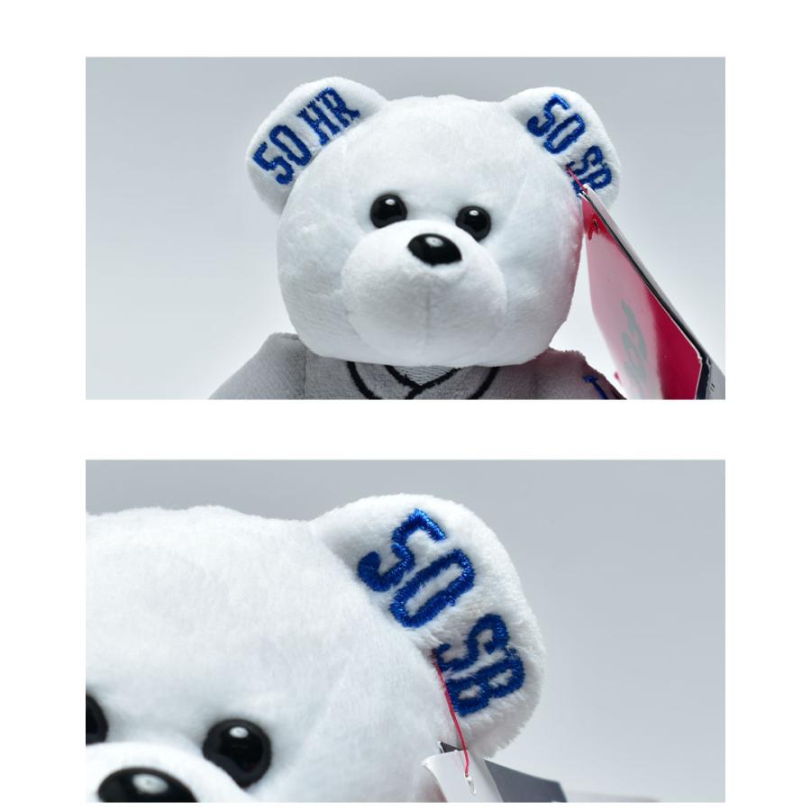 メジャーリーグベースボール ぬいぐるみ Shohei Ohtani Los Angeles Dodgers 50 Home Runs \u0026 50 Stolen Bases White Team Beans_2