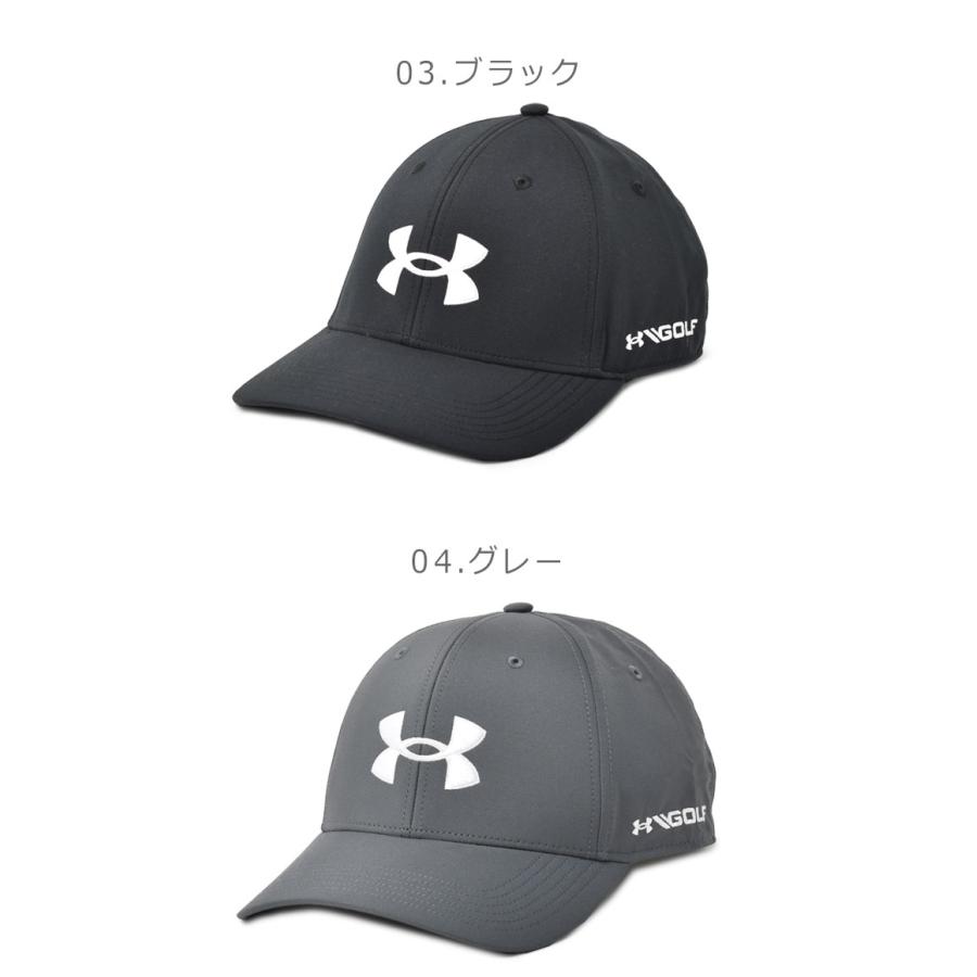 アンダーアーマー 帽子 メンズ レディース ゴルフ96 UNDERARMOUR 1361547 ブラック 黒 ホワイト 白 キャップ ストリート 運動 青 | UNDER ARMOUR | 02