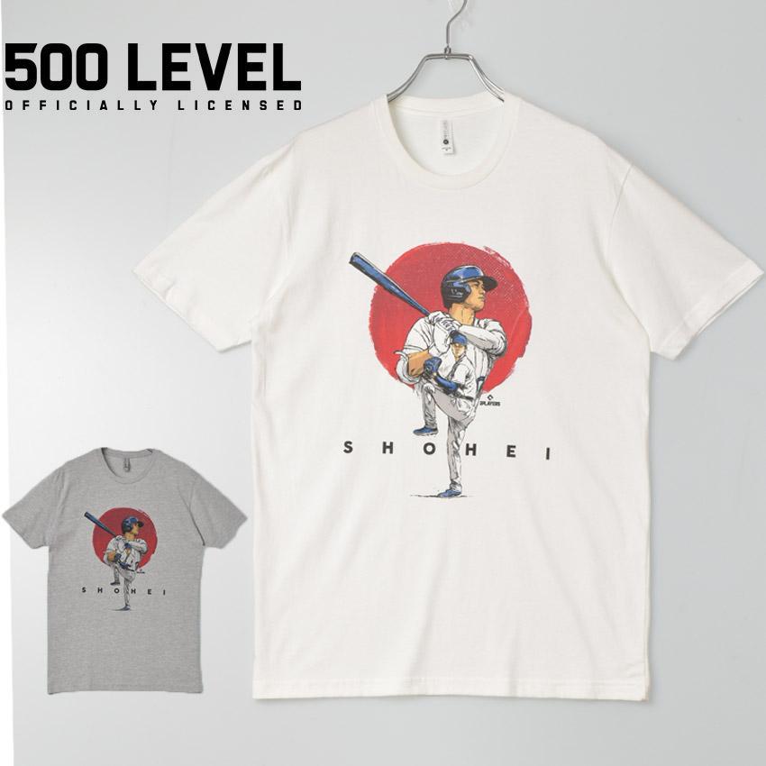 ネコポス配送） 500LEVEL 半袖Tシャツ メンズ MLB プレーヤーズ T