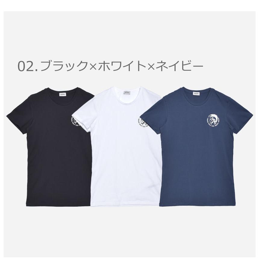 DIESEL（ディーゼル） 3パック Tシャツ 半袖 メンズ UMTEE ランダル