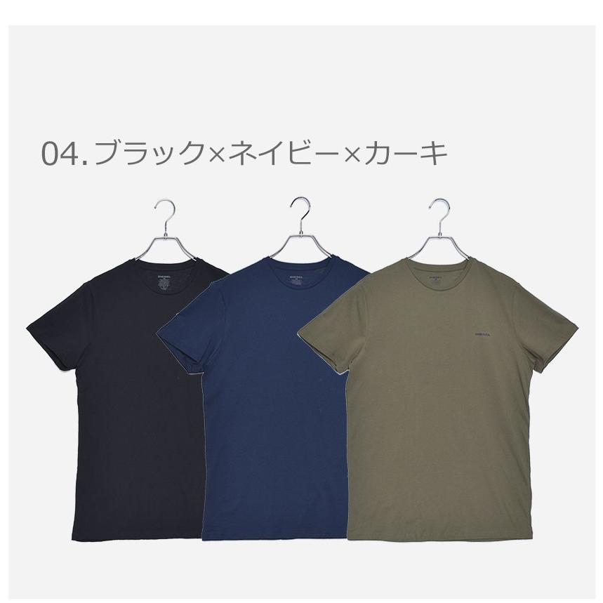 送料無料 ディーゼル 半袖Tシャツ メンズ UMTEE ジェイク 3パック Tシャツ DIESEL 00SPDG 0AALW  tシャツ 半袖｜z-craft｜09