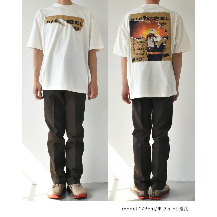 DIESEL（ディーゼル） 半袖Tシャツ メンズ T-WASH-POFF DIESEL