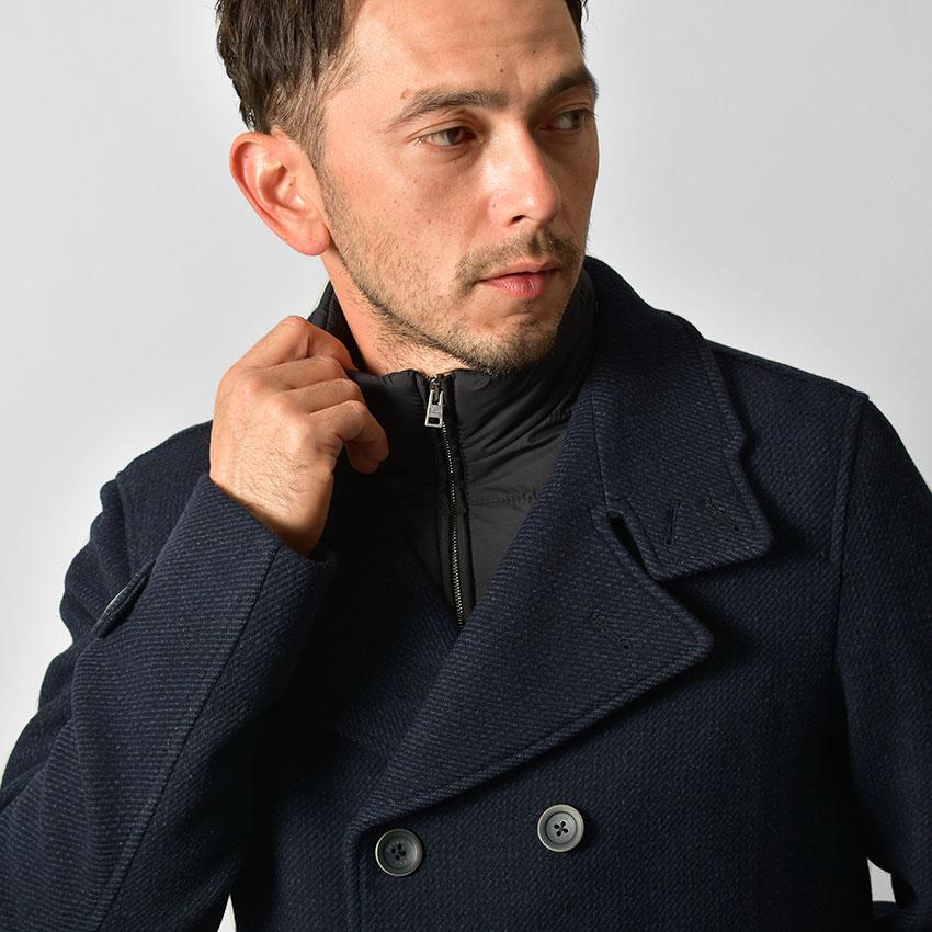 HERNO SALE ヘルノ コート メンズ テック Pコート PE000031U HERNO SALE ヘルノ コート メンズ テック Pコート PE000031U