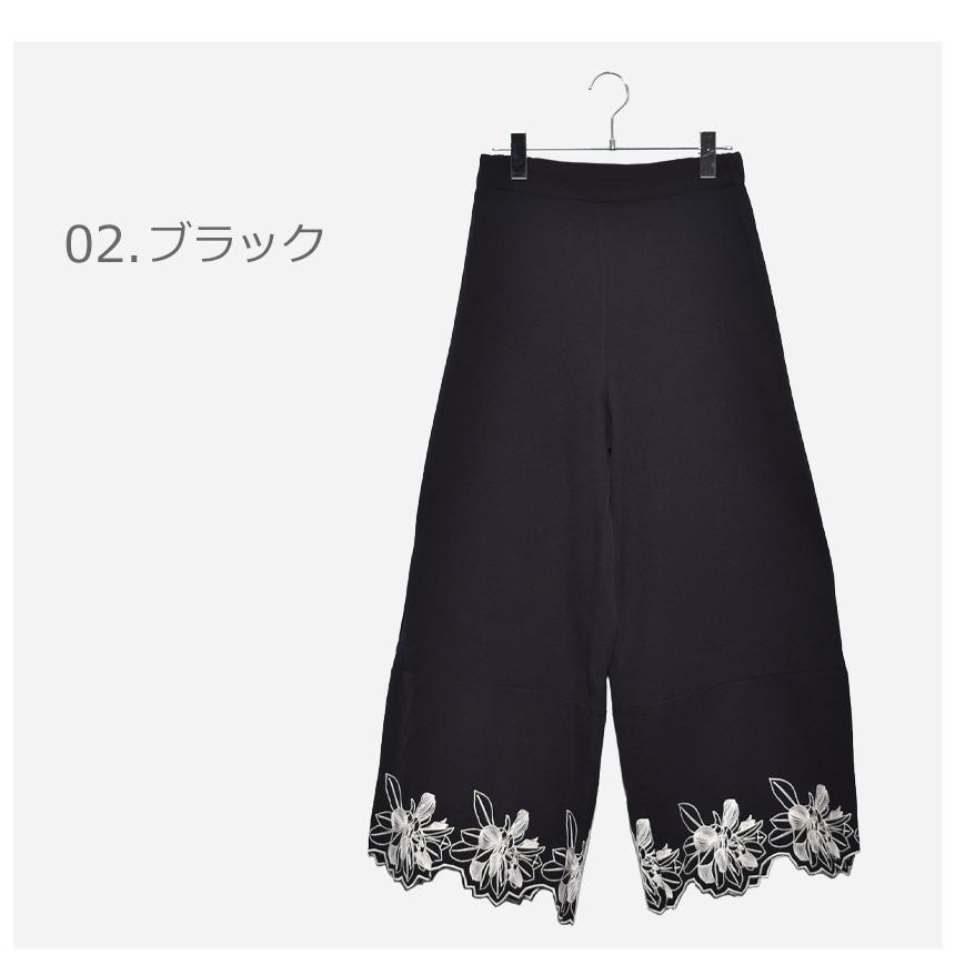 ソウル ワイドパンツ レディース パンツ SOUL 30319 黒 白 ボトムス ロングパンツ フレアパンツ Aライン 爆買 |  | 02