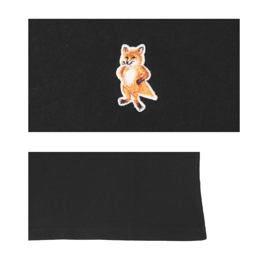 メゾンキツネ 半袖Tシャツ メンズ スタンディング フォックス コンフォート Tシャツ MAISON KITSUNE PM00123KJ7026 ブラック 黒 爆買 | MAISON KITSUNE | 03